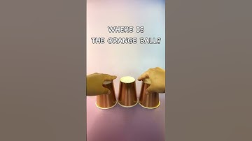 Where is the ball? 🟠 #shorts 🔥 Exercises for intuition developing with INTUITION GAMES