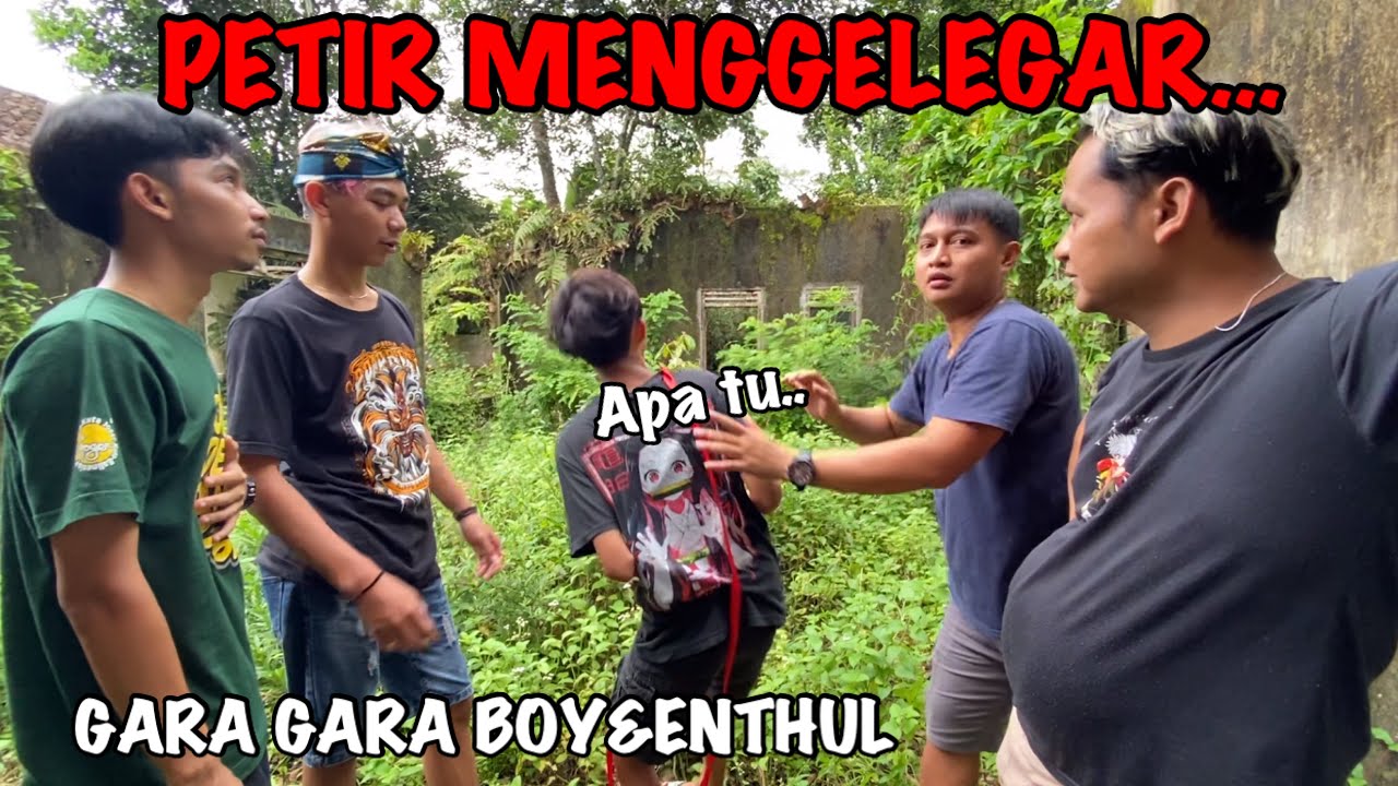 TIBA TIBA PETIR MENGGELEGAR… || Eksplore rumah kosong