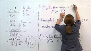 Derivada de uma Função Complexa (parte 2 de 2)