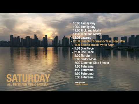 [adult swim] Saturday Schedule (City Coast Line) [2160p]