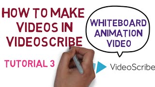 Videoscribe Tutorial - 3 |Making Chart, Adding Music And Audio In Videoscribe (Whiteboard Animation)
