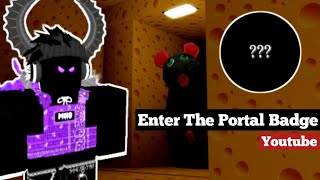 Cheese Escape Enter The Portal Badge Gray key Purple Key