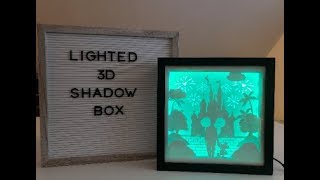 Download How To Make Lighted 3d Shadow Box With Card Stock And Led Light Tutorial Video Youtube