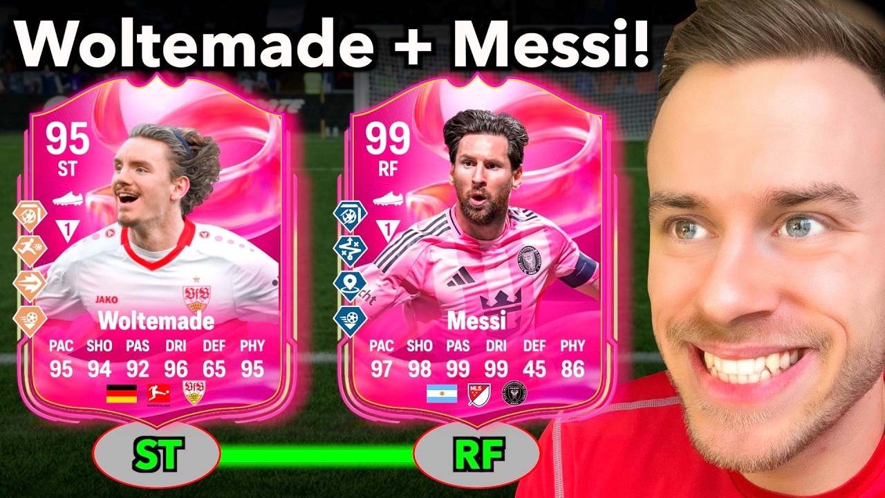 Ich habe NICK WOLTEMADE mit dem GOAT MESSI vereint! 🤝🇩🇪🇦🇷 *WOLTEMESSI!!*