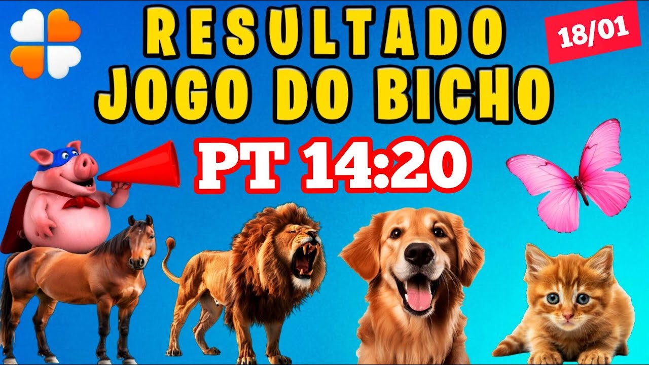 RESULTADO DO JOGO DO BICHO AO VIVO PT 18/01/2025 - YouTube