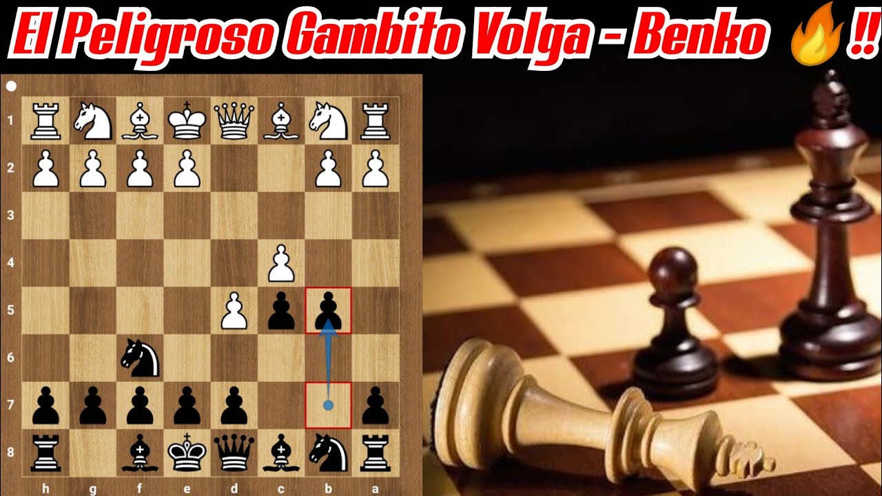 Gambito Volga Benko - Aprender Variantes Online Gratis