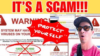 Fake Tech Support Pop-Ups? DO THIS IMMEDIATELY to Stay Safe!