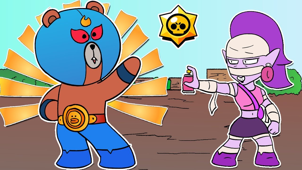 BRAWL STARS ANIMATION: (EL BROWN) PRIMO VS EMZ (Short ...