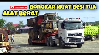 VOLVO FH16 FMX480 Bongkar Muatan Besi Tua Alat Berat Tambang Batubara