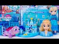 Unboxing Disney Frozen Toys ASMR | Elsa's Ice Palace Playset | Blue Toy Collection Review