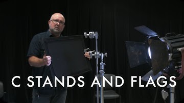 C stand and Flags