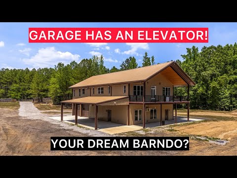 Inside a $1.2M Luxury North Carolina BARNDOMINIUM on 10 Acres Near Raleigh | No HOA + 4 Bay Garage