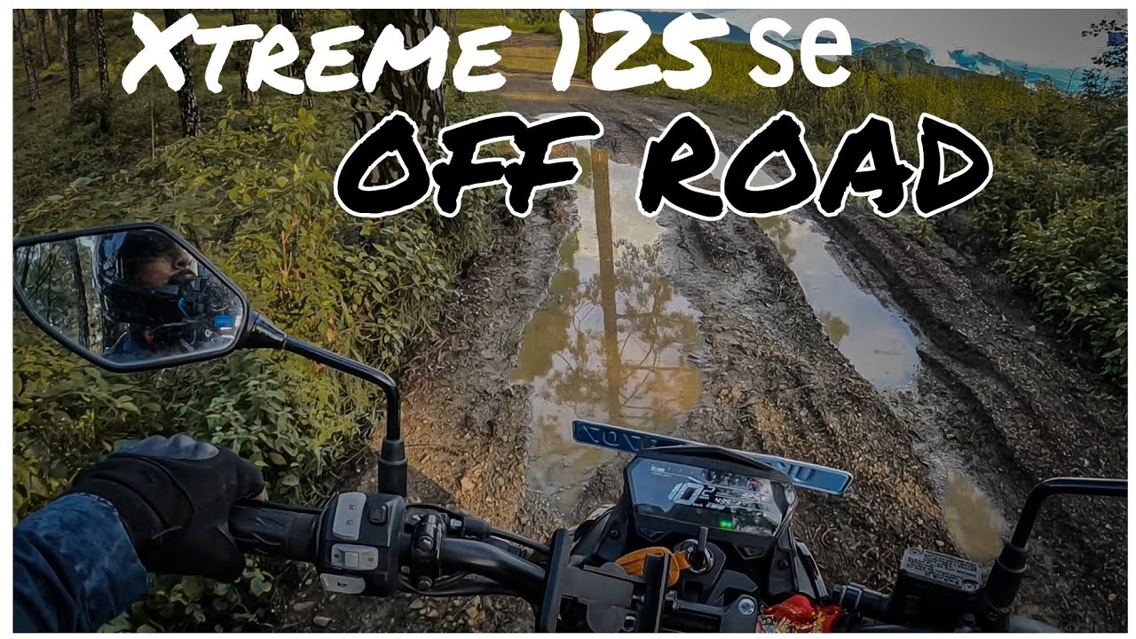 Xtreme 125 se off road 😱😱😱#xtreme125 #hero #vlog