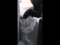 Canadian man gets stuck in a snow drift trying to get out the front door (Video)