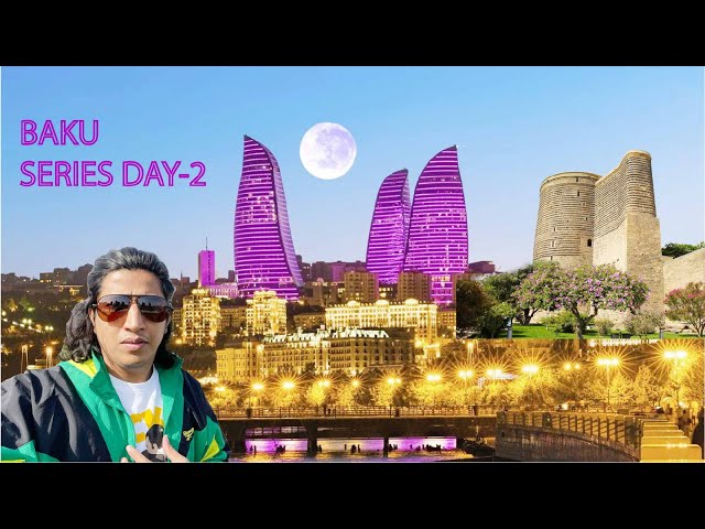 Azerbaijan Famous Places |Flame Towers | Maiden Tower | Baku Series Day 2 | Baku Azerbaijan Series |