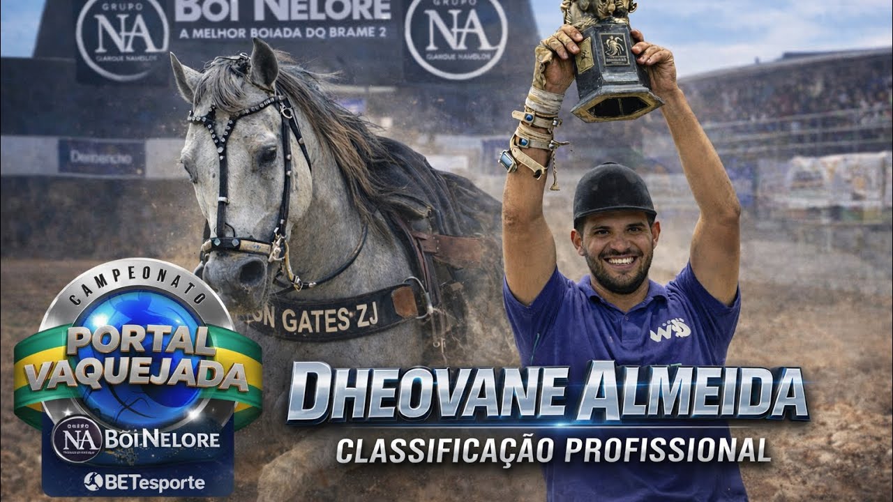 DHEOVANE ALMEIDA NA CLASSIFICAÇÃO PROFISSIONAL | KEIRA DON GATES | PORTAL VAQUEJADA