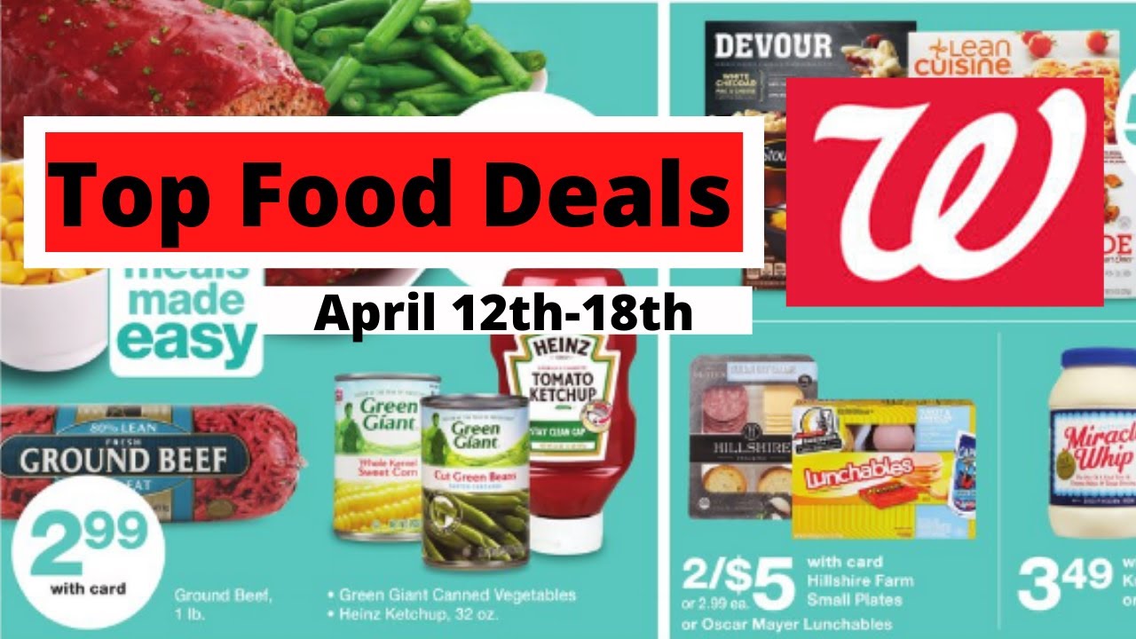 Top Food Deals Walgreens Couponing Learn To Coupon YouTube