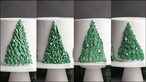 4 Christmas Tree Buttercream Designs To Try These Holidays