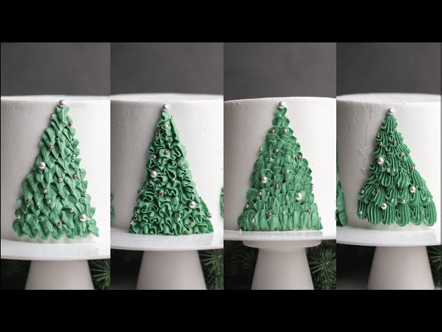 EASY Sculpted CHRISTMAS TREE Cake- Tutorial Rosie's Dessert Spot