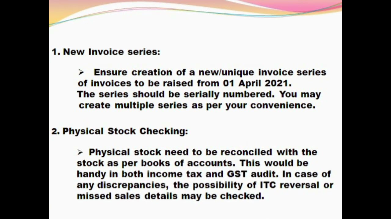 NEW GST UPDATES 2021-2022