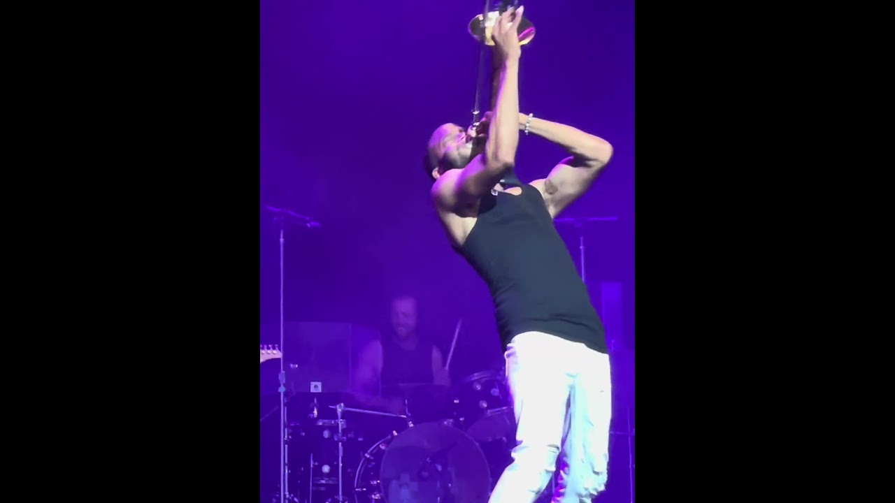 Trombone Solo from Trombone Shorty at a Concert in St  Louis, Missouri