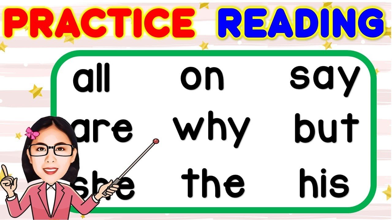 SIGHT WORDS for KIDS | LEARN TO READ | READING TUTORIAL FOR KIDS ...