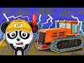 Биби и Гусеничный трактор: Уникальные Машинки-Помощники в Развивающих мультфильмах для детей