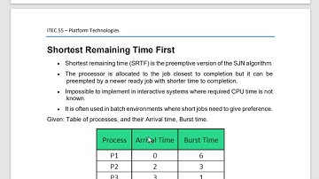 Solving Priority Scheduling and SRTF Scheduling Algorithms