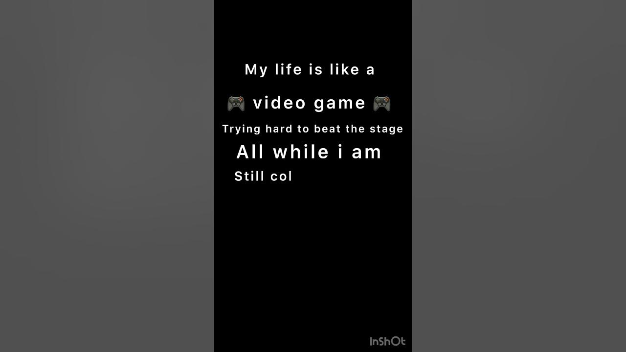 My Life Is Like A Video Game Tiktok My life is like a 🎮 video game 🎮 - YouTube