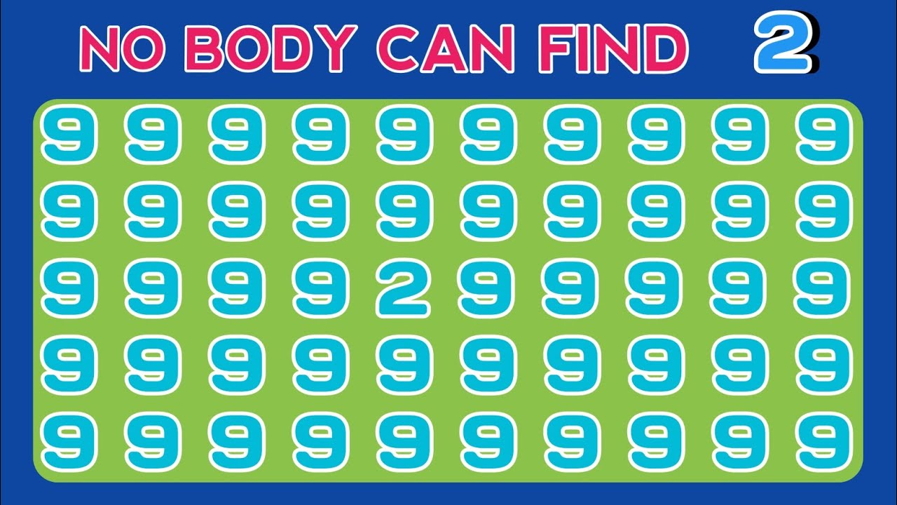 Spot The Odd One Out | Number & Letter  Edition | Oddity Soprtting | puzzle 🧩 