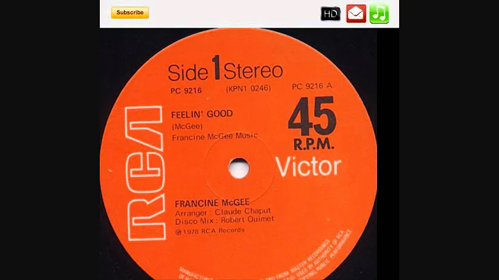 FRANCINE McGEE - DELIRIUM 12' SINGLE 1978