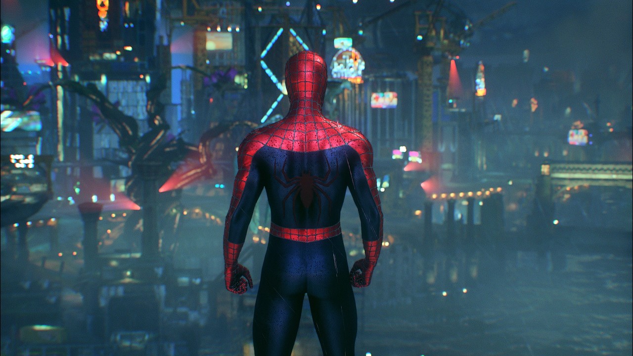 I play Batman: Arkham Knight as Spider-Man