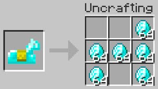 Minecraft Manhunt, But I Can Reverse Crafting...