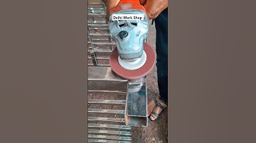 Stainless steel finishing || Stainless steel polish #youtube #interiordesign || (Delhi Work shop)Dws