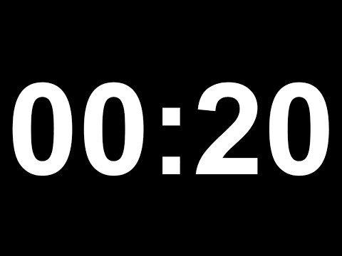 20 Seconds Countdown Timer with Alert - 20 Sekunden Countdown Timer mit Alarm - 20s