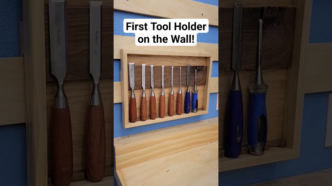 Magnetic Chisel Holder for French Cleat Wall!