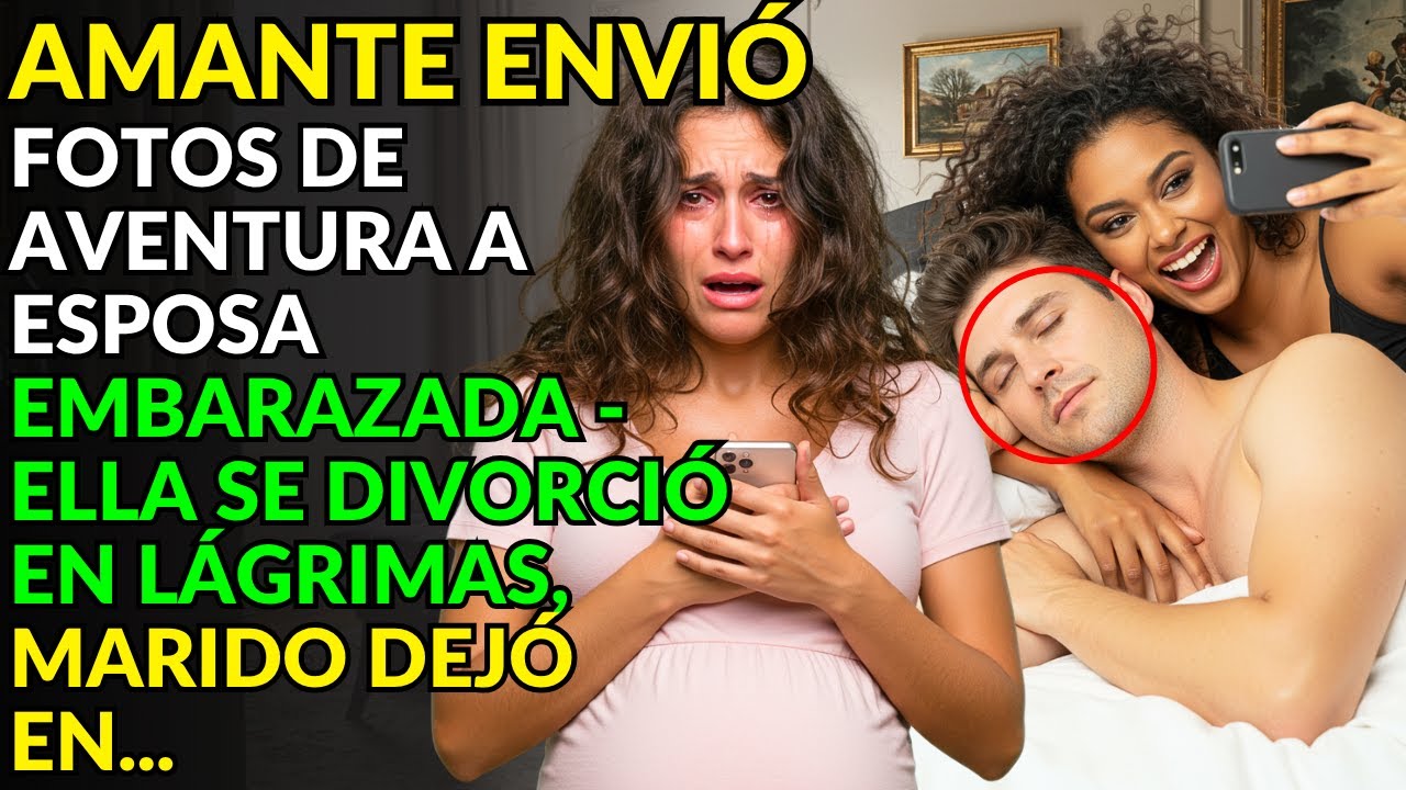 AMANTE ENVIÓ FOTOS DE AVENTURA A ESPOSA EMBARAZADA - ELLA SE DIVORCIÓ EN LÁGRIMAS, MARIDO DEJÓ EN...