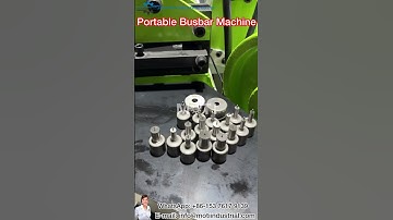12x200mm Portable Busbar Cutting Punching Bending Machine MOTI-200B