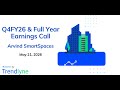 Arvind SmartSpaces Earnings Call for Q4FY26 &amp; Full Year