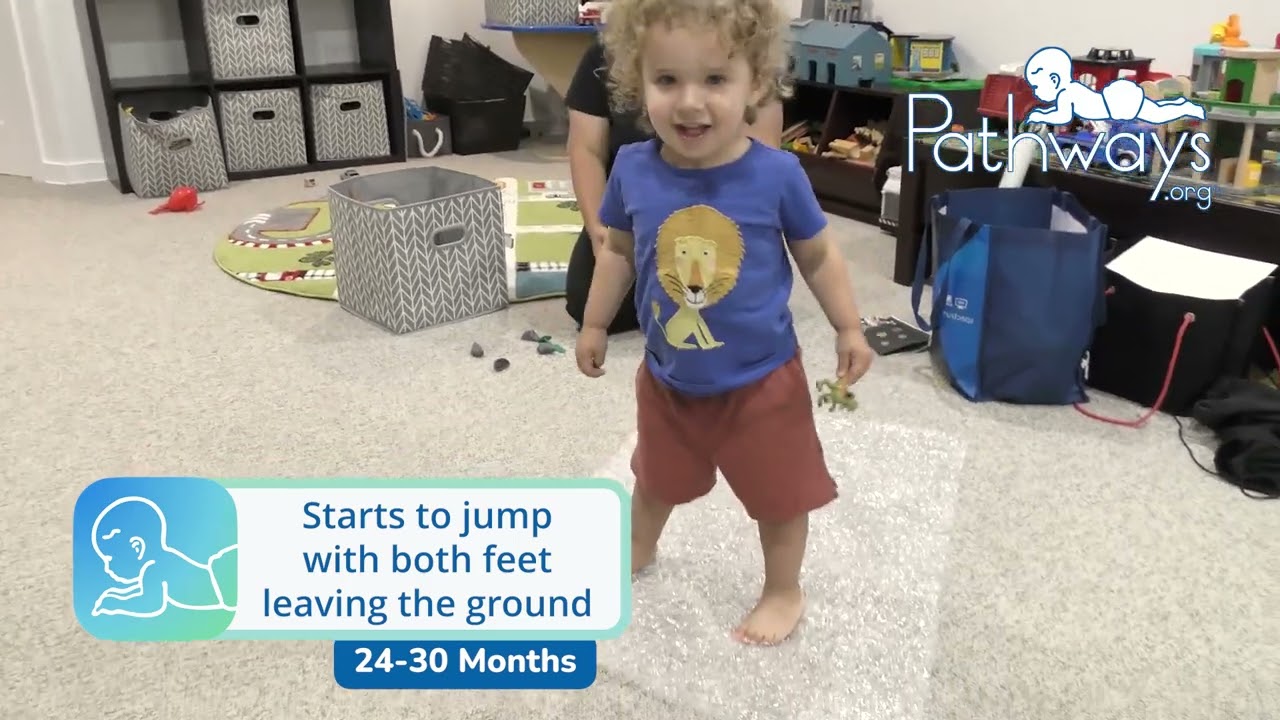 When Do Toddlers Start Jumping With Both Feet?