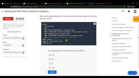 Working with JSON Arrays and Structs in BigQuery