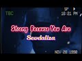 Sevdaliza Strong Because You Are Lyric