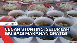 Cegah Stunting pada Balita, Sejumlah Ibu di Bali Bagikan Makanan Gratis
