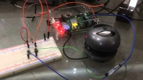 樹莓派 Raspberry Pi, 有按鍵選台的線上收音機 demo, 柯博文老師, ch 20-4