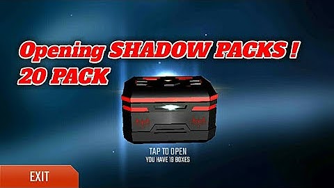 N.O.V.A Legacy : Wining and opening the SHADOW PACKS (10 pack)