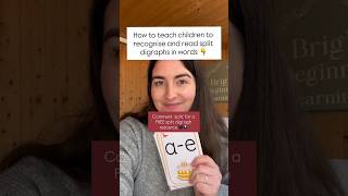 How to teach children to recognise and read split digraphs in words 👇