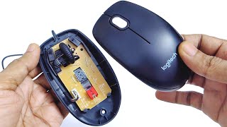 Logitech M90 Switch Fix - Disassembly (click issue)