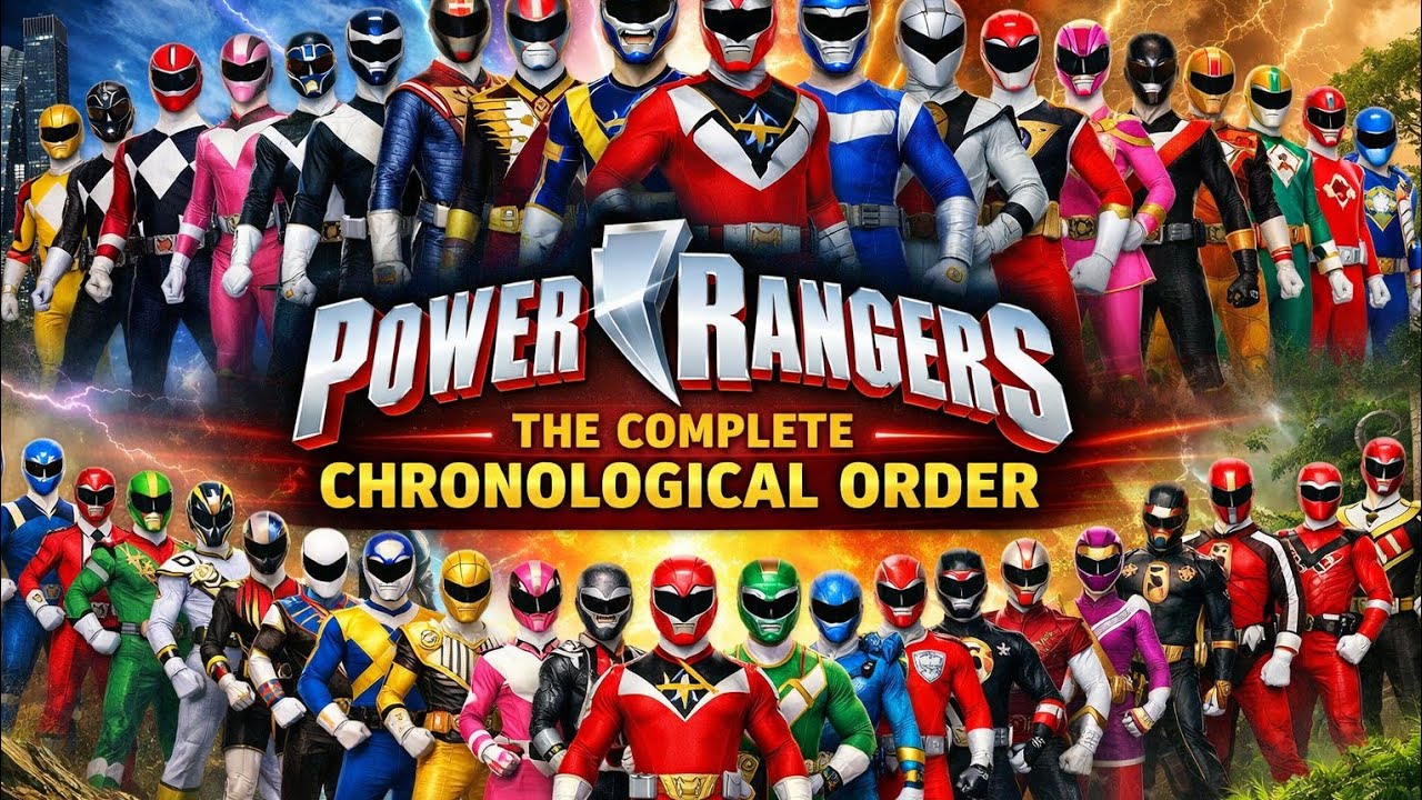 Power Rangers How Many power rangers all series in chronicle order - YouTube