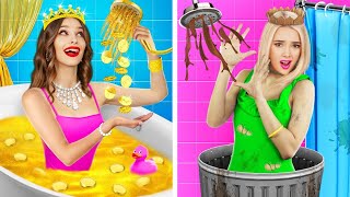 I Was Adopted by Billionaire Family | Giga Rich Parents vs Poor Daughter by RATARA BOOM