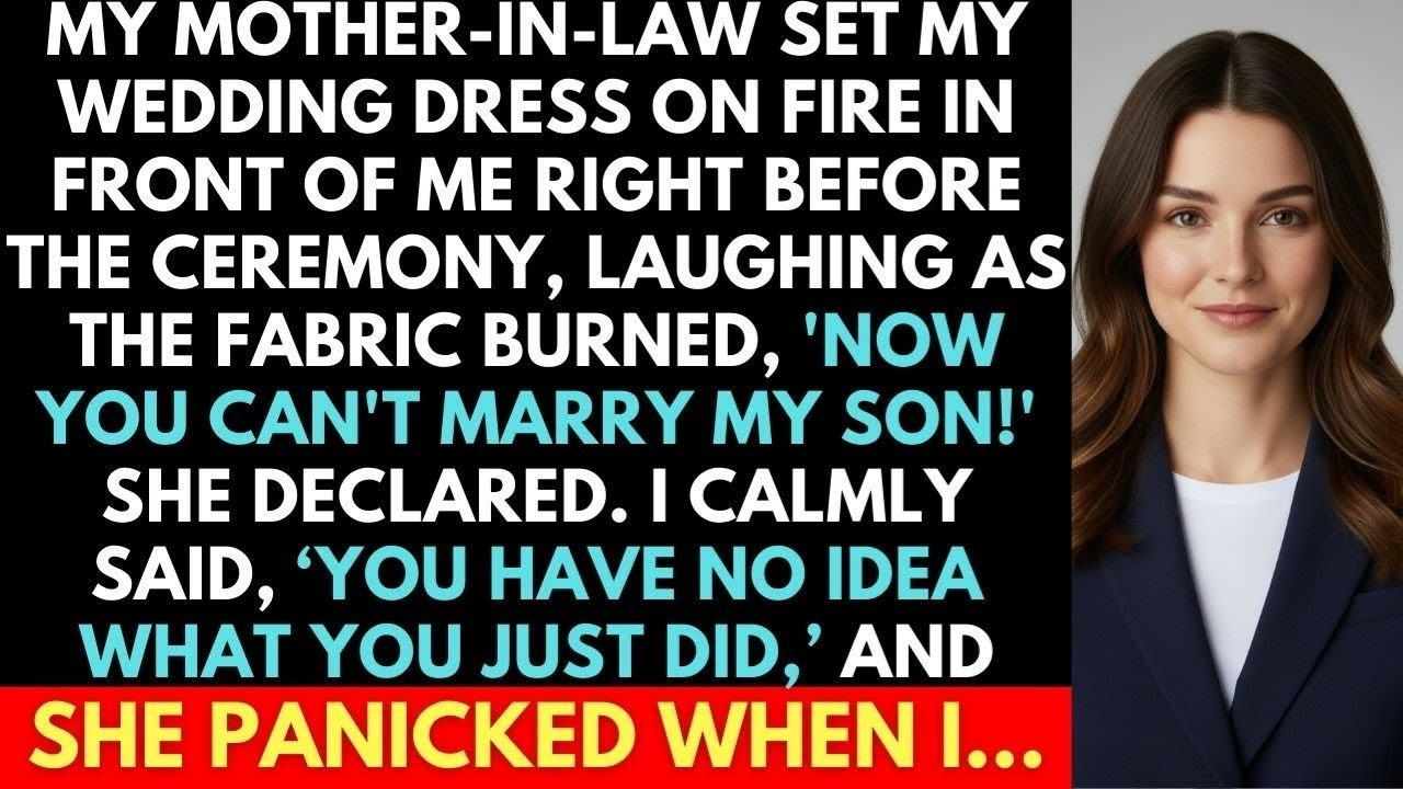 Mother-In-Law Burned My Wedding Dress Just Before The Ceremony So That I Would Not Marry Her Son.